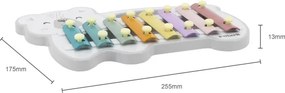 Xylofón Viga 44026 PolarB s medvedíkom
