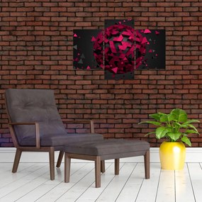 Obraz 3D abstrakcie (90x60 cm)