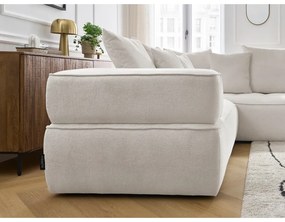 Béžová ženilková rohová pohovka (pravý roh/do L) Whesley – Bobochic Paris