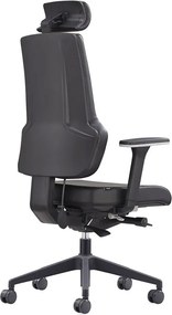 Ergonomická kancelárska stolička MOSH Elite F – čierna