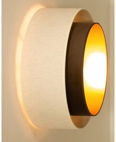 Stropné svietidlo NATIA 1xE27/60W/230V biela/hnedá