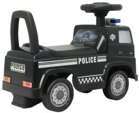 Odrážadlo Mercedes-Benz Actros policajné auto čierne