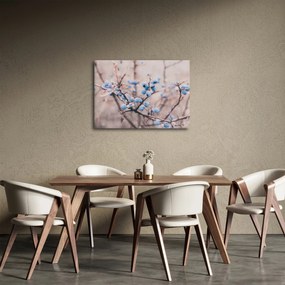Obraz bobúľ na kríku (70x50 cm)