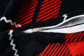 Obliečky mikroplyš ALBURY červené Rozmer obliečky: 2 ks 70 x 90 cm | 200 x 220 cm