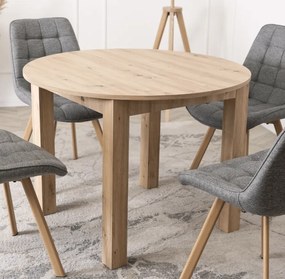 HARRY Rozkladací stôl 102-142 cm, dub Artisan