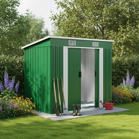 Záhradný domček na náradie L, 196x122x182cm,  zelená Gardebruk