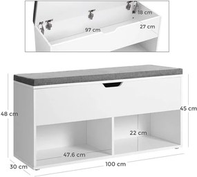 Botník s úložným priestorom LHS21WT