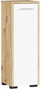 Kúpeľňová skrinka FIN S30 1D dub artisan / biela