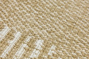 Obojstranný koberec BRUSSELS 206131/10820 béžový / krémový kruh