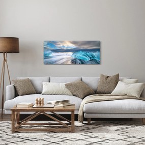 Obraz - Diamantová pláž (120x50 cm)