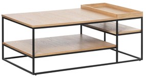 Konferenčný stolík v prírodnej farbe 70x120 cm Rivoli – Unique Furniture