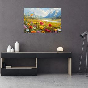 Obraz - Maľovaná krajina (90x60 cm)