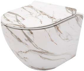 Závesná misa Carlo Mini Rimless žula lava mat