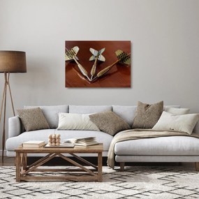 Sklenený obraz troch šípok (70x50 cm)