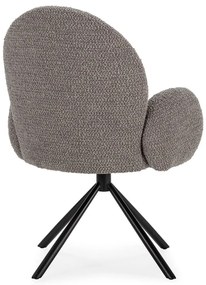 Sivé kreslo Dario – Marckeric