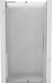 Mexen Velar L, posuvné sprchové dvere do otvoru 100 cm, 8mm sklo námraza, chrómová, 871-100-003-31-01