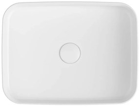 Isvea Isvea, INFINITY OVAL keramické umývadlo na dosku, 50x36x12 cm, biela, 10NF65050SV