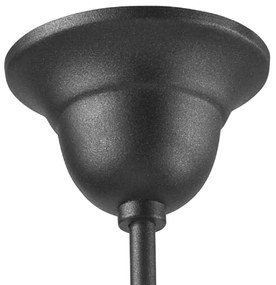 Luster na tyči RETRO 1xE27/60W/230V antracit