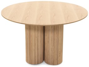 Jídelní stůl Ritz 121 cm dub/jasan