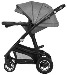 Lionelo - Kombinovaný kočík 3v1 BIANKA Grey Stone