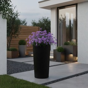 Plastový květináč URBANIKA ECO 75x40,9 cm černý