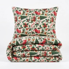 Vianočné obliečky Holly Jolly EMI, Detský set 90x130 + 45x65