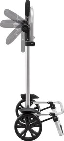 Nákupný vozík 3v1, 56 l, čierny – skladací, s chladiaci vrec