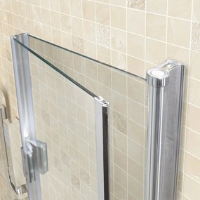 BPS-koupelny Štvorcový sprchovací kút ZES KZ1290B 90x90 chróm/transparent - bez vaničky