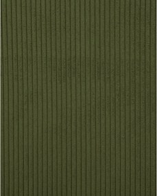 Zelená menčestrová pohovka 240 cm Blok – Kave Home