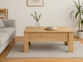 Konferenčný stolík RIWA s výsuvnou doskou 100x50 cm, dub sonoma