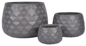 KVETINÁČ LT14657-3S 52.5X52.5X37.5 P247 HNEDÝ ŠEDÝ