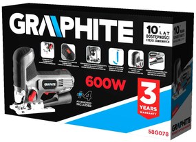 Priamočiara píla 600W GRAPHITE | 58G078