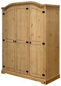 IDEA nábytok Skriňa 3-dverová CORONA vosk