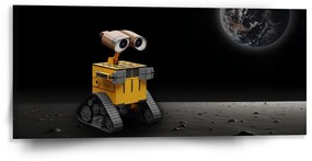 Sablio Obraz Wall-E robot Mesiac - 110x50 cm