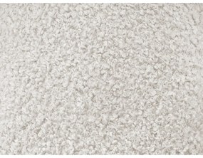 Biela pohovka z textílie buklé 232 cm Hippolyte – Bobochic Paris