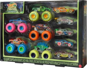 Sada autíčok Mattel HCB57 Hot Wheels Monster Trucks