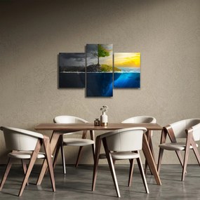 Obraz znázorňujúci dve strany (90x60 cm)