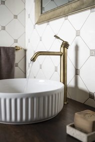 Sapho Sapho, VERSI stojanková umývadlová batéria vysoká, predĺžená hubica, bronz, RV007/18