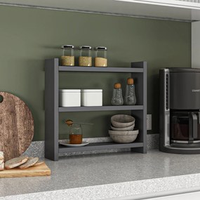 Policový kuchyňský organizér KINIE I. antracitový