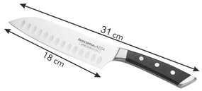 Japonský nôž Azza Santoku - Tescoma