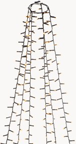 LED reťaz na stromček do interiéru/exteriéru's funkciou časovača, jantárová