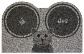 IDEA nábytok Rohožka/podložka na kŕmenie Mačka sivá
