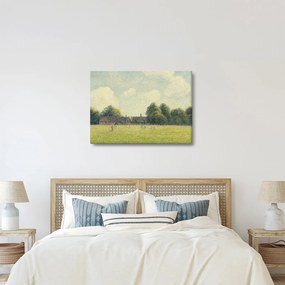 Obraz - Camille Pissarro, Hampton Court Green, reprodukcia (70x50 cm)