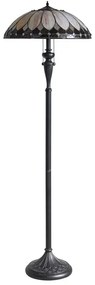 Endon 63972 - Stojacia lampa Tiffany BROOKLYN 2xE27/60W/230V priemer 50 cm