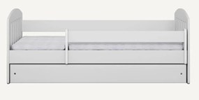 Detská posteľ CLASSIC sa zásuvkou - biela 180x80 cm