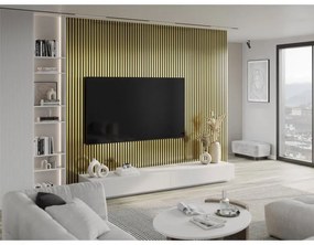 Mexen Lam-F, akustické stenové lamely 275 × 31,5 cm, filc 6 mm, zlatá, S105-275317-2812-057