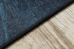 Dywany Łuszczów, Kusový koberec ANDRE Leaves 1170, 80x150, modrá, chodba / predsieň