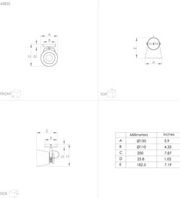 Eglo 43835 - Nástenné bodové svietidlo TWICKEN 1xE27/28W/230V
