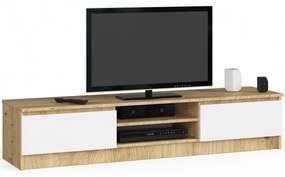 Stolík pod TV RTV K 160 CLP dub artisan / biely