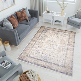 TA Koberec G549M BIELA/TMAVOMODRÁ ASTHANE